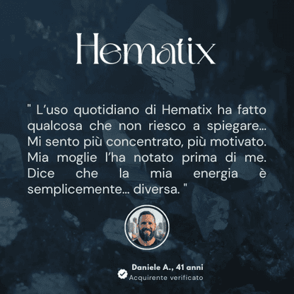 Bransoletka Hematix® z hematytu